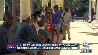 Albert Wilson gives back to his hometown