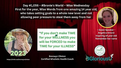 day #1,056 ~#broniesworld ~Wise Wednesday with Angelica Emord