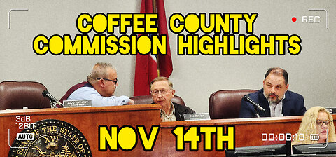 Coffee County Commission Highlights Nov 14 2023