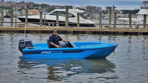 ULTRA AFFORDABLE PLASTIC Boat! WAY better than Fiberglass! Polycraft 410 Challenger Sea Trial