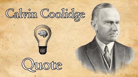 The Fallacy of Building the Weak by Pulling Down the Strong - Calvin Coolidge