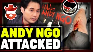 Andy Ngo ATTACKED By Antifa & Cowardly Pundents Blame HIM For It