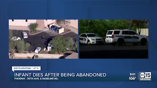 Infant dies after being abandoned behind Phoenix business