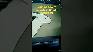 learning how to ANIMATE!!! (In Krita) Beginner level.