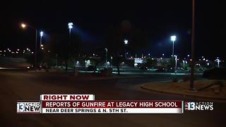 Reports of gunfire at Legacy High School