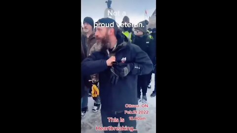 Veteran Removes His Medals Because Of Police Behaviour *heartbreaking*