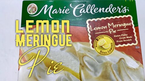 Marie Callender's Frozen Lemon Meringue Pie Review