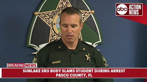 Pasco Sheriff's investigating after SRO slams student during arrest
