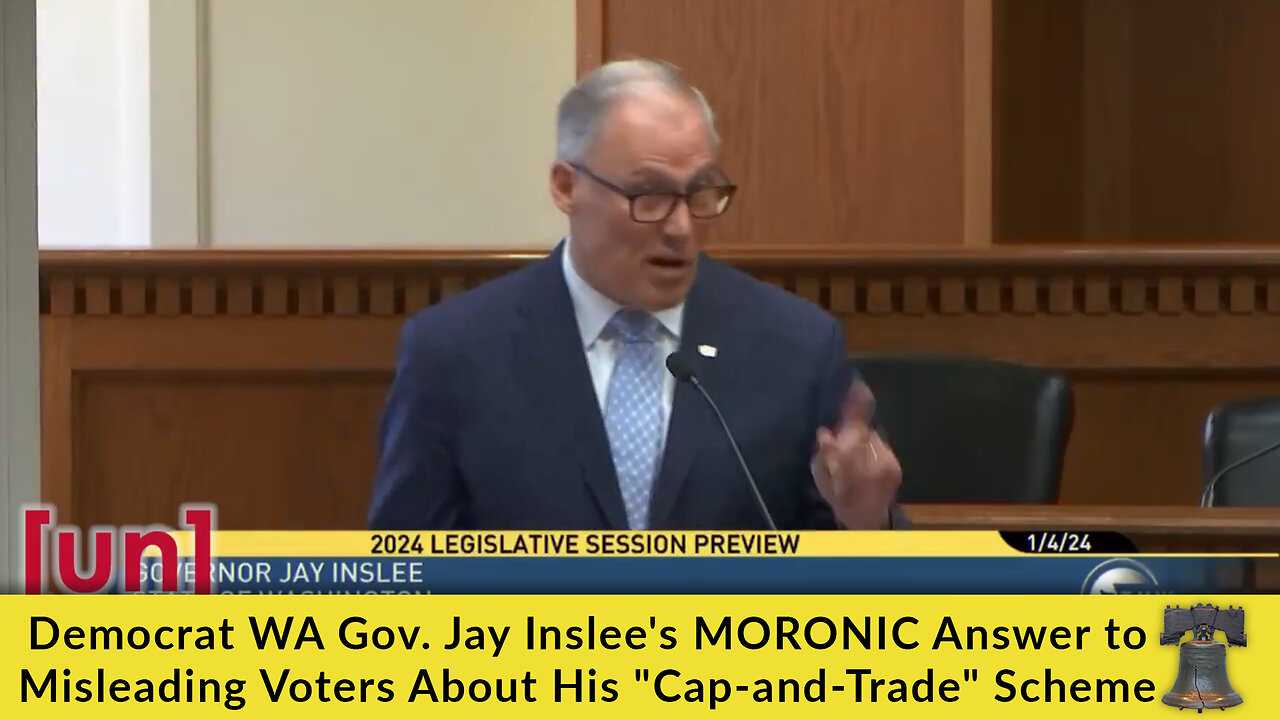 Democrat WA Gov. Jay Inslee's MORONIC Answer To Misleading Voters About ...