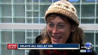 Delays all day at Denver International Airport