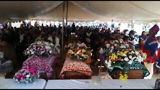 funeral service for three children who by their father (videos) (6be)