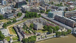 The Tower of London in central London, England