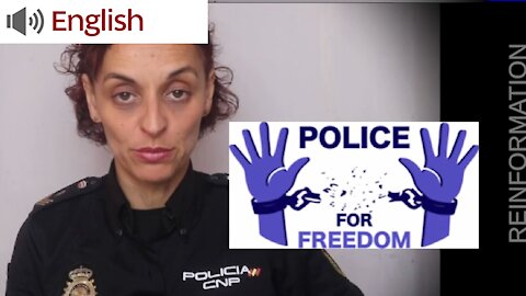 Pandemic? Spanish policewoman Sonia Vescovacci speaks her mind.