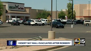 Evacuation lifted after armed robbery near Desert Sky Mall