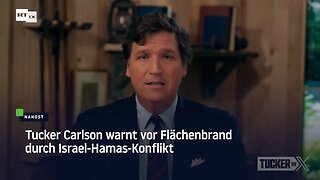 Ziehen die USA für Israel in den Krieg? Tucker Carlson warnt vor fatalem Schritt