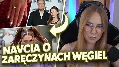 navcia komentuje zaręczyny roxany węgiel