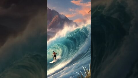 Surfing Waves 🌊| Surfing Paradise 🌴 ASMR