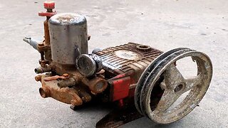Restoration High Pressure Washer // Restore and Reuse Old Car High Pressure Pump