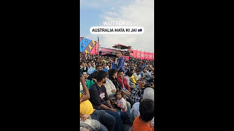 Australian fan loving the vibe in dharmshala #worldcup2023 #australia #newzealand