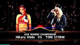 AEW Dynamite Hikaru Shida vs Toni Storm for the AEW Women's Championship
