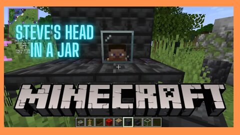 Minecraft: Steve's Head In Glass Jar