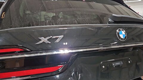 2024 BMW X7 rear bumper removal.