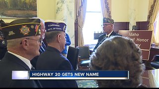 Highway 20 gets new name in Idaho