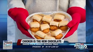 Chick-fil-A serving up Valentine's Day-themed nugget tray