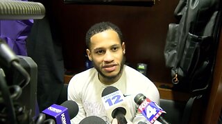 Kansas State Basketball | Markquis Nowell Postgame Interview | Florida Atlantic 79, K-State 76