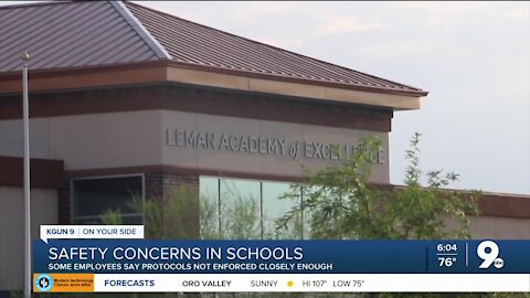 Employees at one southern Arizona school address safety concerns with in-person learning
