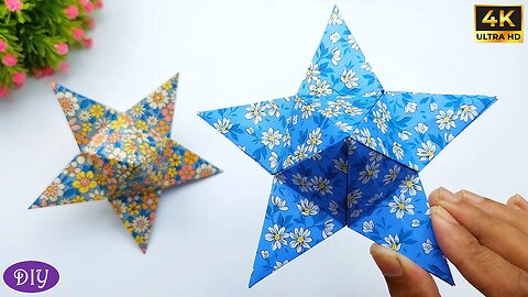 How to Make Paper Stars | DIY Paper Star Making For Home Decorations | Easy Paper Crafts