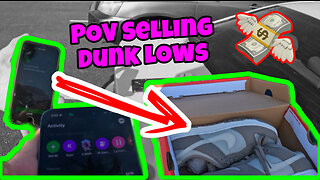 Selling a Pair of Dunk lows POV