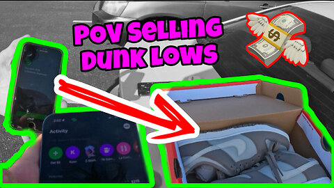 Selling a Pair of Dunk lows POV