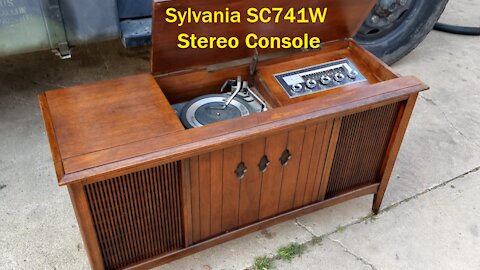 Sylvania SC741 Stereo Console - Repair and Refinish (#004)