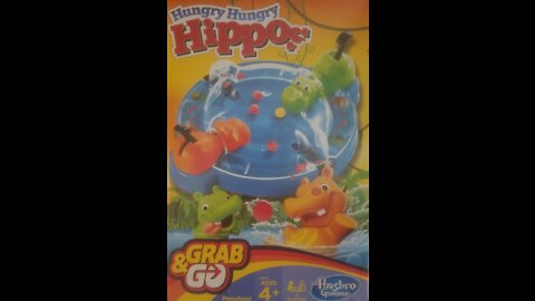 Grab and Go Hungry Hungry Hippos Board Game (2014, Hasbro)