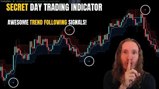 SECRET Tradingview Day Trading Buy and Sell Indicator Following the Trend