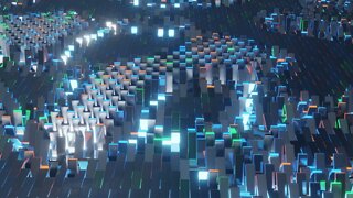 rotating bar grid with fast movement (vj loop 2022) | free 4k background video animation