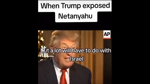 When Trump exposed Netanyahu