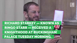 Ringo Starr Finally Knighted 21 Years after Paul McCartney, Then Jokes About His Medal