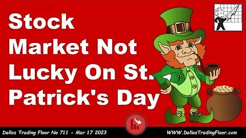 Stock Market Not Lucky On St. Patrick's Day