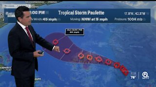 Tropical Storm Paulette forms in Atlantic Ocean