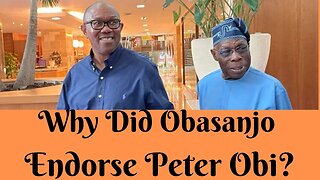 Why Did Obasanjo Endorse Peter Obi?
