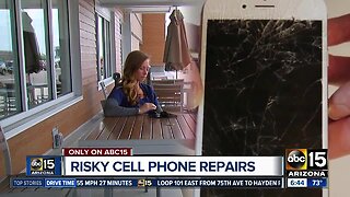 Kiosk phone repairs can be risky