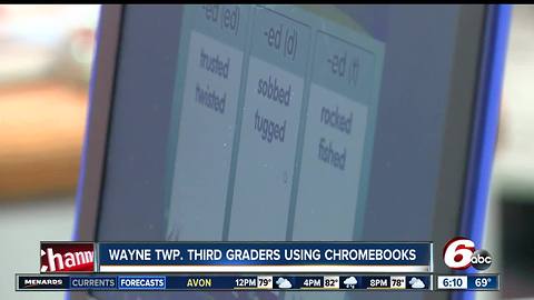 Wayne Township third graders get new Chromebooks
