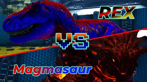 MAGMASAUR VS REX\SHADOWMANE\ALLOSAURUS | ARK | ARK Battles | Ark Genesis