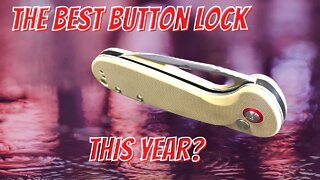 BEST BUTTON LOCK EDC KNIFE THIS YEAR? | CJRB LAGO