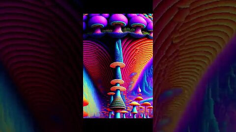 Psychedelic Mushroom🍄Pt 11Palace art#shorts