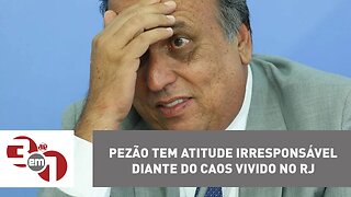 Pezão tem atitude irresponsável diante do caos vivido no RJ | Comentário de Vera Magalhães