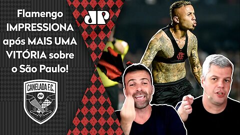 "É ASSUSTADOR! O Flamengo VENCEU o São Paulo DE NOVO e..." Mengão IMPRESSIONA após 3 a 1!