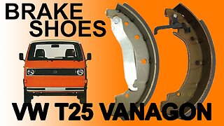 VW T25 Vanagon Replace Rear Brake Shoes and Adjustment